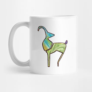 African Art Colorful Animal Mug